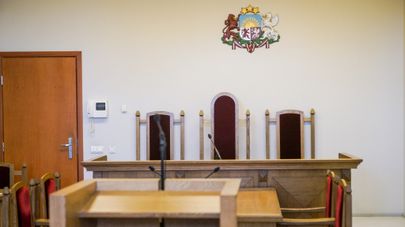 Зал Рижского окружного суда, где проходило рассмотрение дела Александра Гапоненко