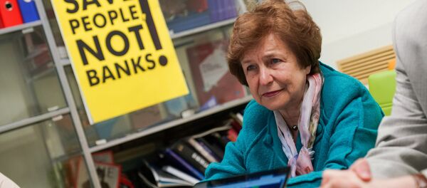 Татьяна Жданок в офисе Русского Союза Латвии - Sputnik Latvija