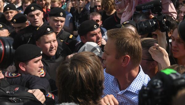 Акция оппозиции в Москве - Sputnik Latvija