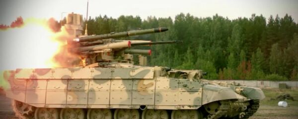 Минобороны показало БМПТ Терминатор Минобороны показало БМПТ Терминатор - Sputnik Latvija