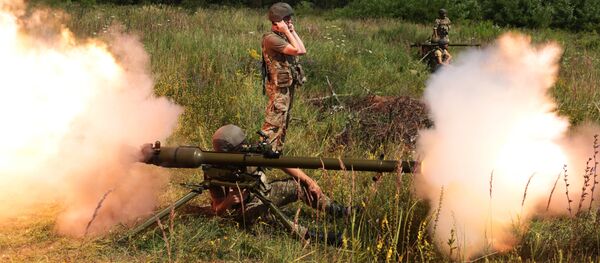 Учения пограничников во Львовской области Учения пограничников во Львовской области - Sputnik Latvija