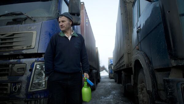 Водитель грузовика - Sputnik Latvija