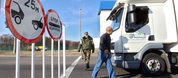 Контрольно-пропускной пункт Козловичи в Брестской области - Sputnik Латвия