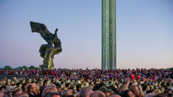 9 мая в Риге: площадь у памятника Освободителям - Sputnik Latvija
