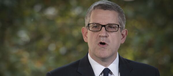 Lielbritānijas pretizlūkošanas dienesta MI5 vadītājs Endrjū Pārkers Lielbritānijas pretizlūkošanas dienesta MI5 vadītājs Endrjū Pārkers - Sputnik Latvija