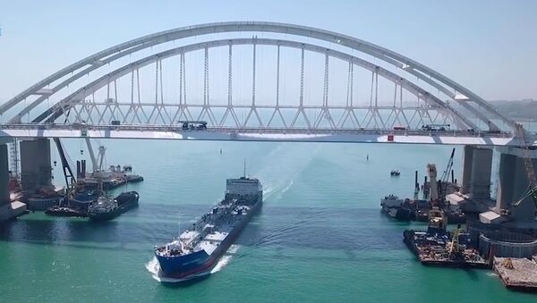 Как строили Крымский мост. Ускоренная видеоверсия - Sputnik Латвия