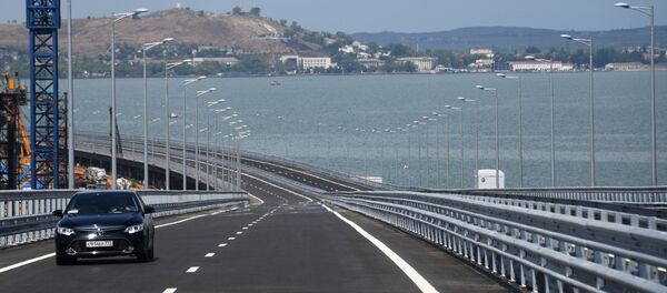Открытие автомобильной части Крымского моста - Sputnik Латвия