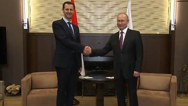 Путин и Асад провели переговоры в Сочи - Sputnik Латвия