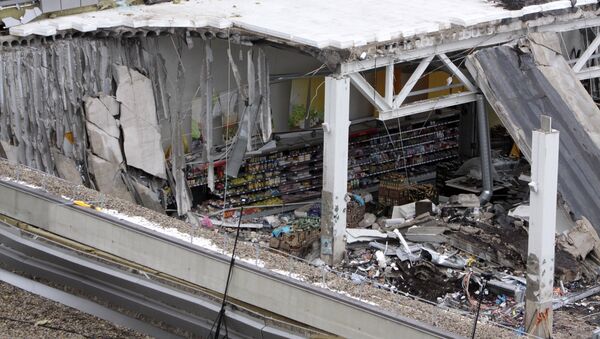 Обрушение крыши торгового центра в Риге - Sputnik Латвия