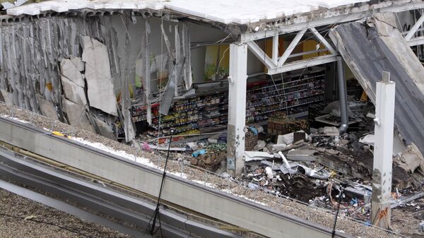 Обрушение крыши торгового центра в Риге - Sputnik Латвия