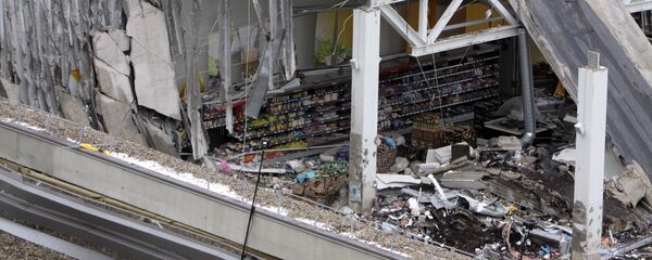 Обрушение крыши торгового центра в Риге - Sputnik Латвия