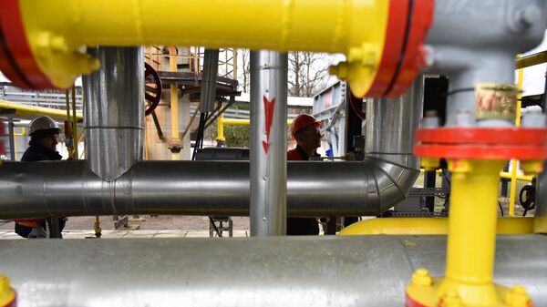 Газодобывающее предприятие компании «Укргаздобыча» во Львовской области - Sputnik Latvija