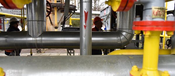 Газодобывающее предприятие компании «Укргаздобыча» во Львовской области Газодобывающее предприятие компании «Укргаздобыча» во Львовской области - Sputnik Latvija