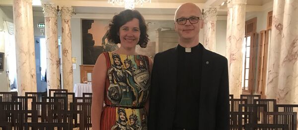 Дана Рейзниеце-Озола на открытии нового здания Бюро по предотвращению борьбы с коррупцией - Sputnik Латвия