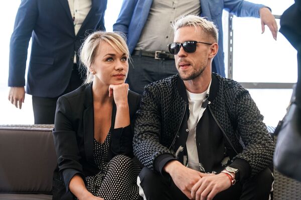 Латвийские певцы Айя Андреева и Маркус Рива - Sputnik Латвия