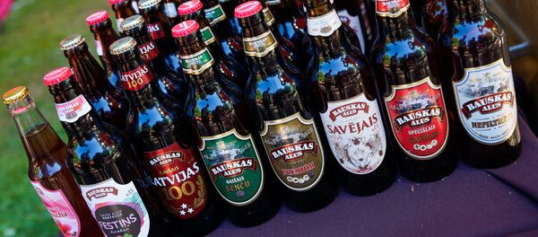 Пиво от латвийского производителя Bauskas alus Пиво от латвийского производителя Bauskas alus - Sputnik Latvija