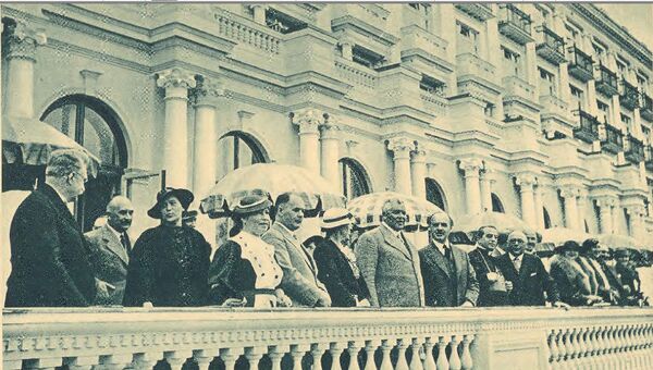 Открытие гостиницы Кемери, журнал Atputa, 1936 год Открытие гостиницы Кемери, журнал Atputa, 1936 год - Sputnik Латвия