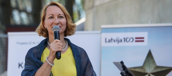 Министр культуры Латвии Даце Мелбарде - Sputnik Латвия