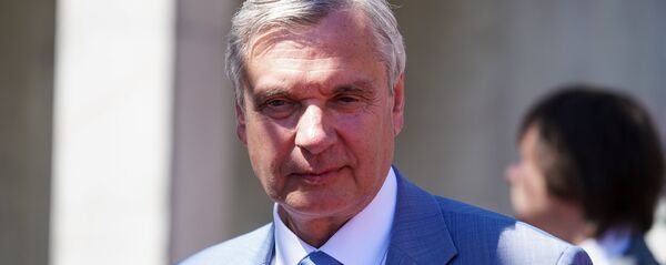 Бывший министр образования и науки Латвии Карлис Шадурскис Бывший министр образования и науки Латвии Карлис Шадурскис - Sputnik Latvija