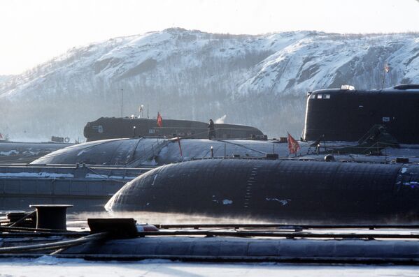 База атомных подводных лодок Северного флота - Sputnik Латвия