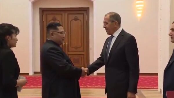 Встреча Сергея Лаврова и Ким Чен Ына в КНДР - Sputnik Латвия