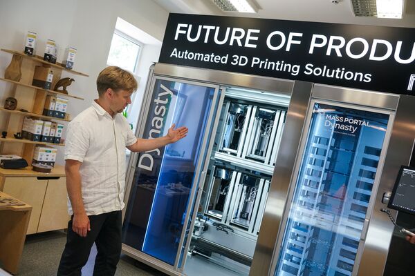 Янис Гринховс рассказывает о технологиях 3D-печати Янис Гринховс рассказывает о технологиях 3D-печати - Sputnik Латвия