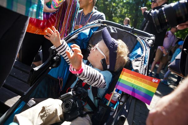 Шествие сексуальных меньшинств Baltijas Praids 2018 - Sputnik Латвия