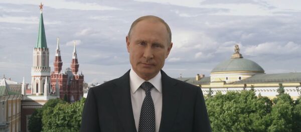 Обращение Путина к участникам и гостям ЧМ-2018 Обращение Путина к участникам и гостям ЧМ-2018 - Sputnik Latvija