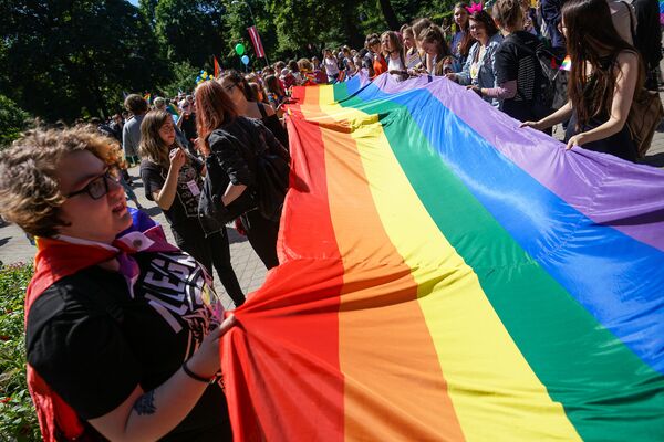 Seksuālo minoritāšu gājiens Baltijas Praids 2018 - Sputnik Latvija