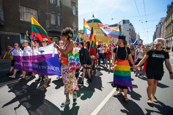 Шествие сексуальных меньшинств Baltijas Praids 2018 - Sputnik Латвия