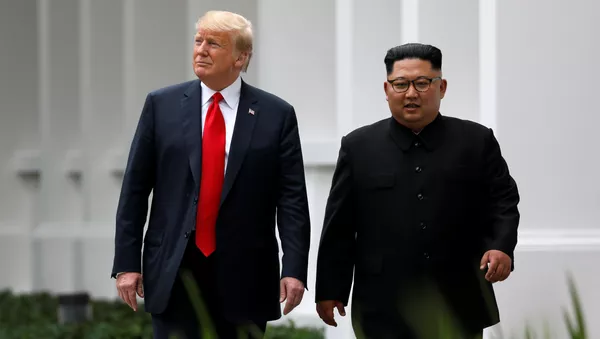Donalds Tramps un Kims Čenuns - Sputnik Latvija