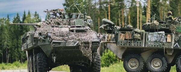 Международные военные учения Saber Strike в Латвии Международные военные учения Saber Strike в Латвии - Sputnik Latvija