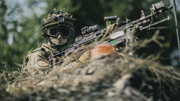 Международные военные учения Saber Strike в Латвии - Sputnik Latvija