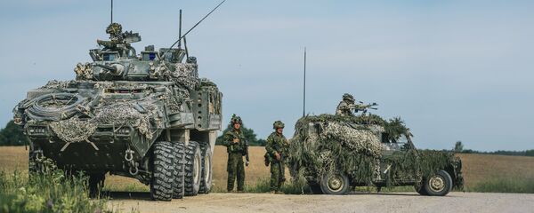 Международные военные учения Saber Strike в Латвии Международные военные учения Saber Strike в Латвии - Sputnik Latvija