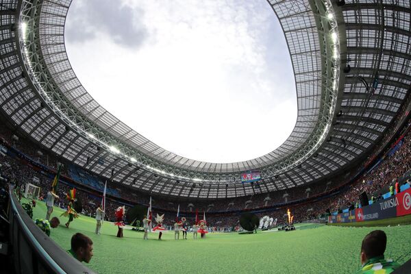 Церемония открытия чемпионата мира по футболу - 2018 на стадионе Лужники - Sputnik Латвия