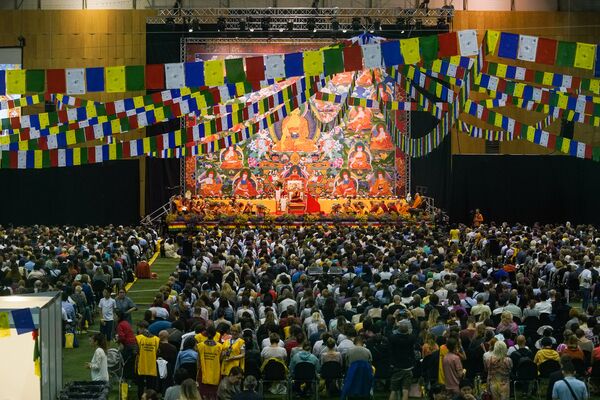 Учение Далай-ламы в Риге - Sputnik Латвия