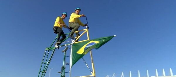 Необычный транспорт иностранных болельщиков на ЧМ-2018 в России - Sputnik Латвия