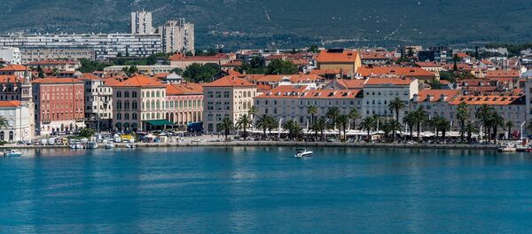 Хорватский город Сплит в курортном регионе Далмация Хорватский город Сплит в курортном регионе Далмация - Sputnik Латвия
