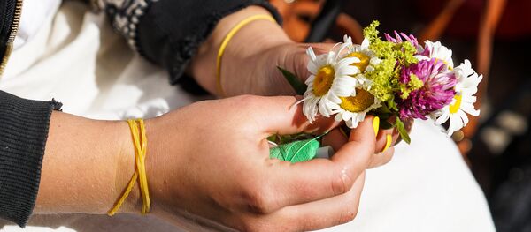 Tradicionālais Zāļu tirgus Doma laukumā Tradicionālais Zāļu tirgus Doma laukumā - Sputnik Latvija