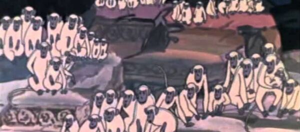 Бандерлоги - кадр из мультфильма Маугли Бандерлоги - кадр из мультфильма Маугли - Sputnik Латвия