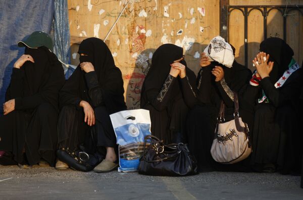 Протестующие йеменские женщины в Сане, Йемен - Sputnik Латвия