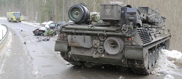 ДТП в Норвегии во время военных учений Cold Response - Sputnik Латвия