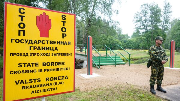 Латвийско-белорусская граница - Sputnik Латвия