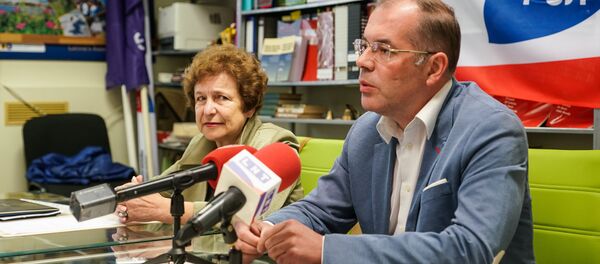 Татьяна Жданок и Андрей Мамыкин - Sputnik Латвия