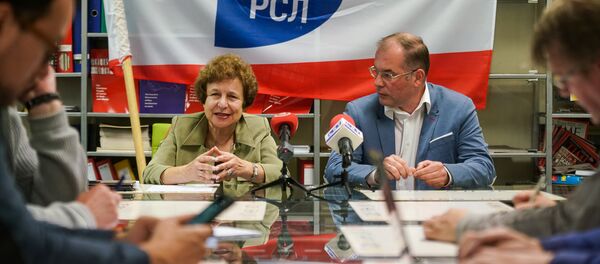 Татьяна Жданок и Андрей Мамыкин - Sputnik Латвия