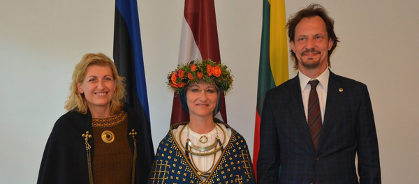 Baltijas valstu kultūras ministri Baltijas valstu kultūras ministri - Sputnik Latvija