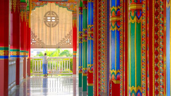 Буддийский храм Great Drigung Kagyud Lotus Stupa в Непале - Sputnik Латвия