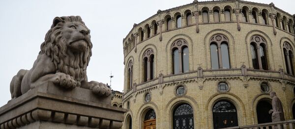 Здание парламента Норвегии в Осло - Sputnik Латвия