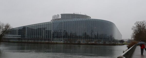 Здание Европарламента в Страсбурге Здание Европарламента в Страсбурге - Sputnik Latvija