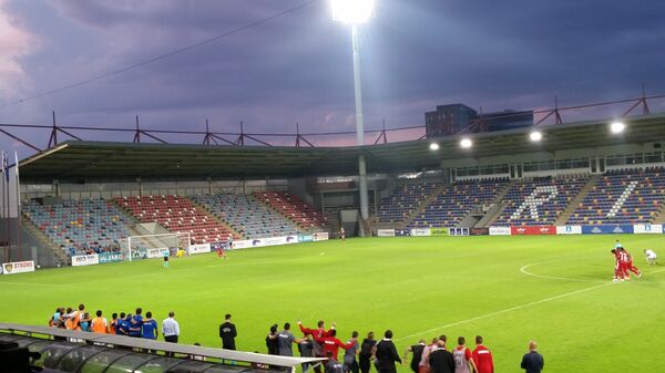 Ответный матч первого квалификационного раунда лиги Европы между Ригой и ЦСКА (София)  - Sputnik Латвия